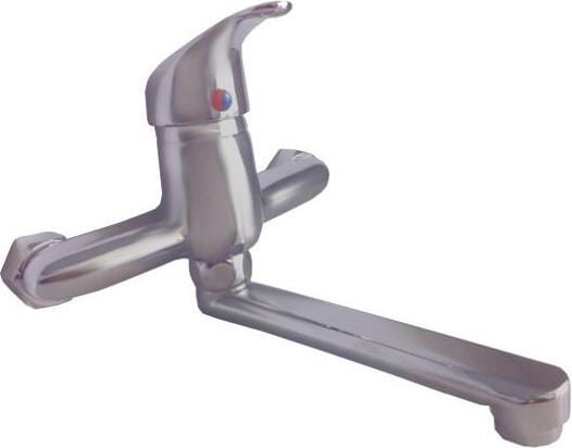 Actual product image KFA Washbasin mixer Magnetit wall chrome (5510-810-00)
