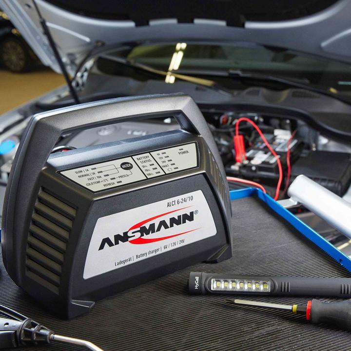 Actual product image Ansmann Automatic charger ALCT 624/10 (6V, 12V, 24V, 10 A)