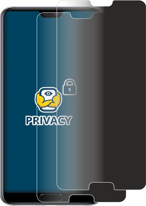 Produktbild BROTECT Sichtschutzfolie Anti-Spy Privacy Folie Blaulicht-Schutz (2 Stück, Huawei P20 Plus)