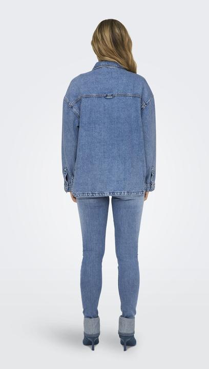 Actual product image Only Regular fit Shirt collar Cuffs with button Low-set shoulder Denim shirt Denim shirt (S)
