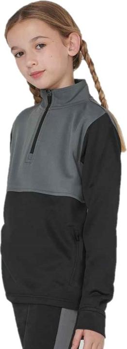 Actual product image Finden & Hales Fleece top with short zip (104)