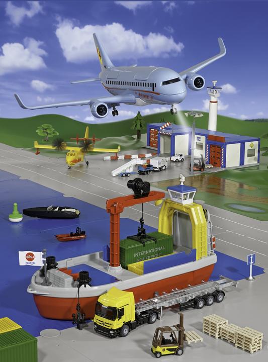 Produktbild Siku Verkehrsflugzeug mit Zubehör