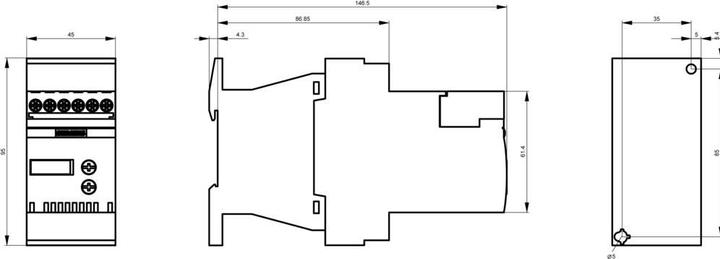 Image du produit Siemens SIRIUS SOFT STARTER, S00, 3.6A,110-230V