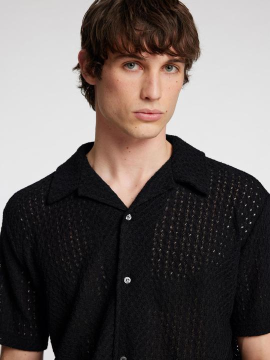 Immagine prodotto Selected Homme Jacquard Strick Kurzarmhemd (L)