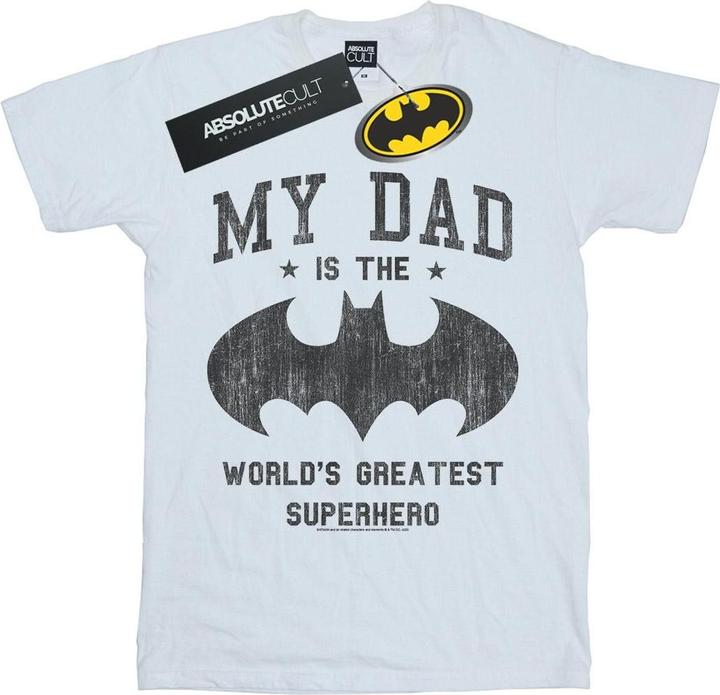 Image du produit - T-shirt BATMAN MY DAD IS A SUPERHERO - Homme (5XL)
