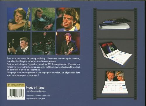 Image du produit Johnny Hallyday : l'agenda-calendrier 2025 (Français)
