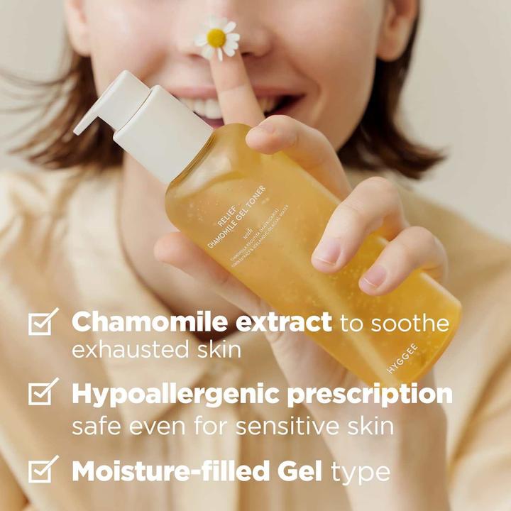 Actual product image Hyggee Relief Chamomile Gel Toner (200 ml, Face toner)
