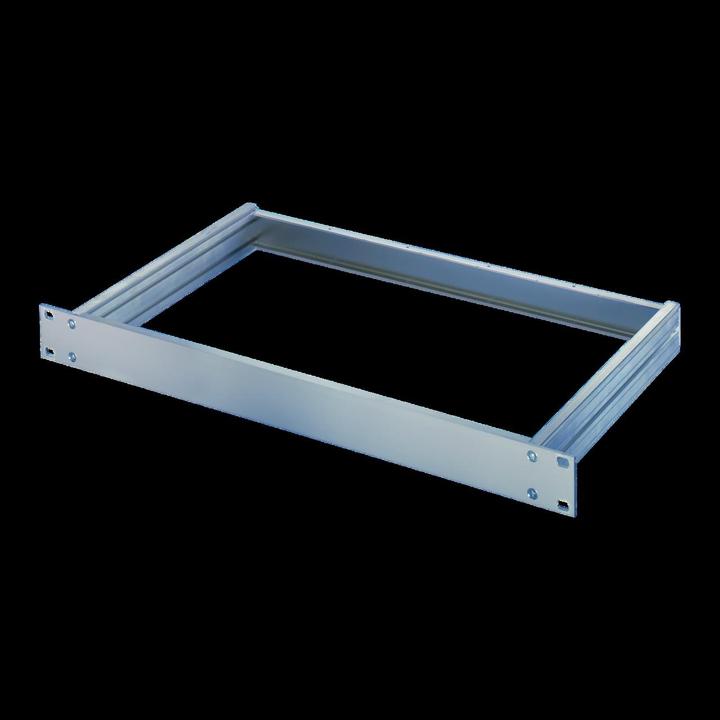 Actual product image Schroff 19" aluminium rack (basic kit) - MULTIPAC GRUNDAUSB.2HE 340T