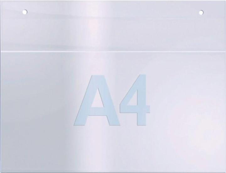 Produktbild Twinco Wandprospekthalter DIN A4 quer Acryl transparent (Quer, A4)