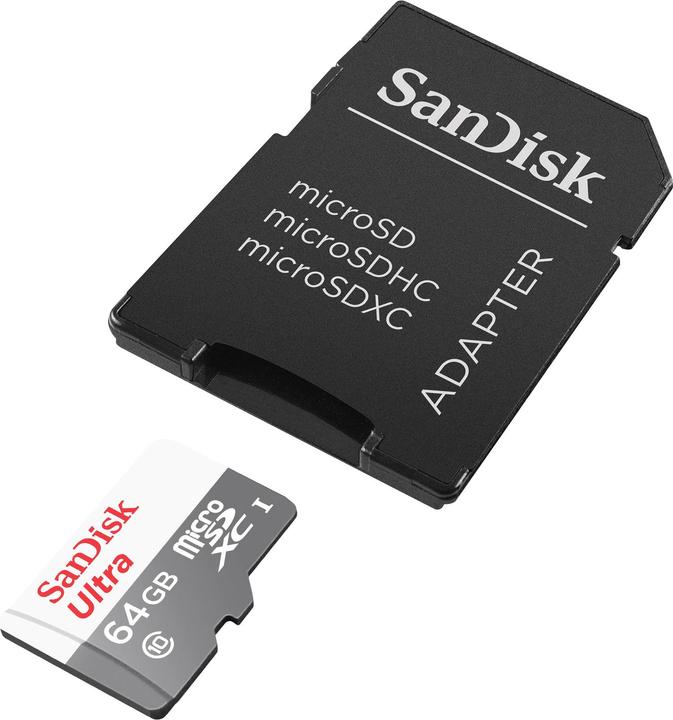 Produktbild SanDisk Ultra Lite microSDXC (64 GB, microSDXC, U1, UHS-I)