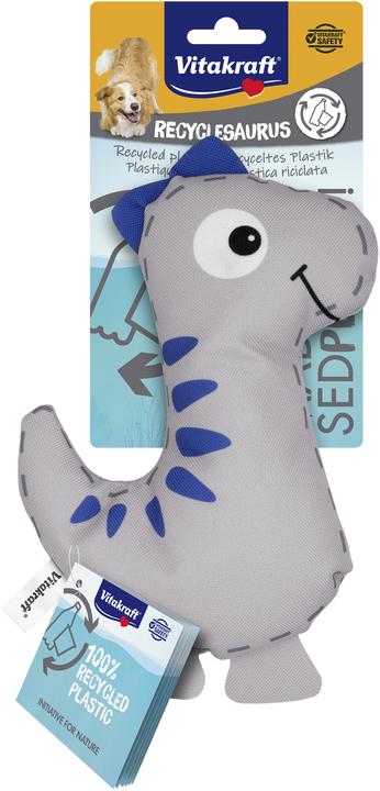 Immagine prodotto Vitakraft Giocattolo per cani Dino grande, 23 cm, grigio (Gioco da masticare per cani)