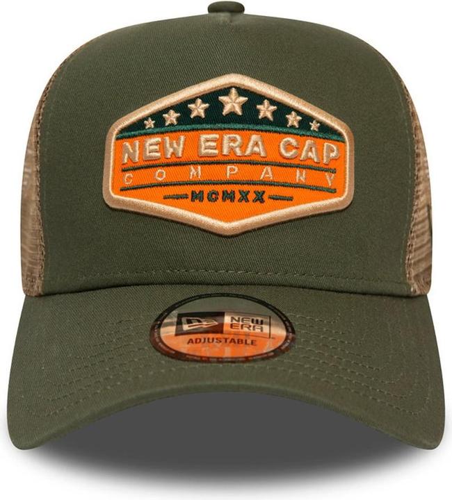Immagine prodotto New Era Cappello Trucker regolabile - Marca Patch Olive