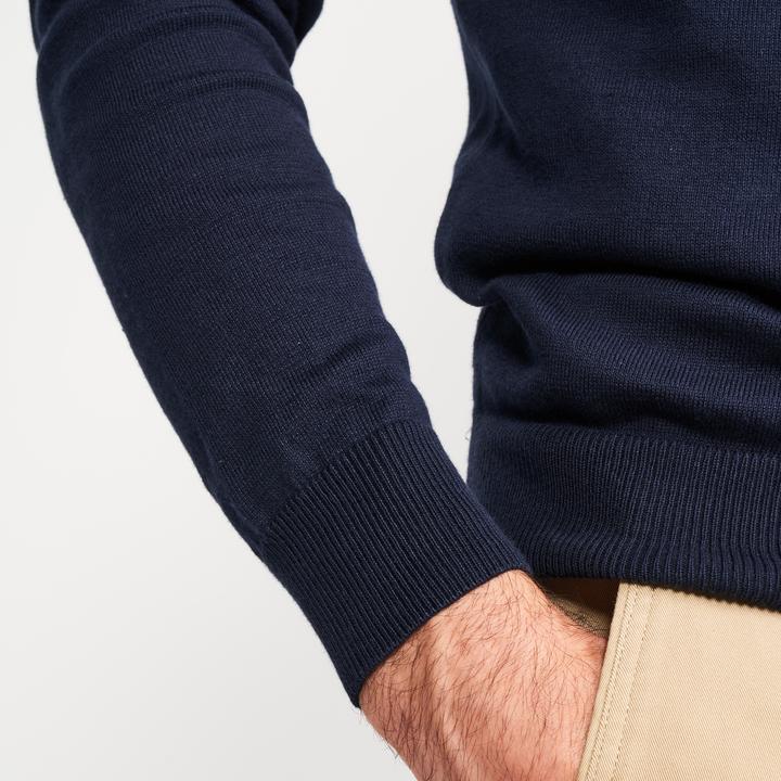 Immagine prodotto Inesis Pullover da golf da uomo con scollo a V in cotone - CW100 blu navy