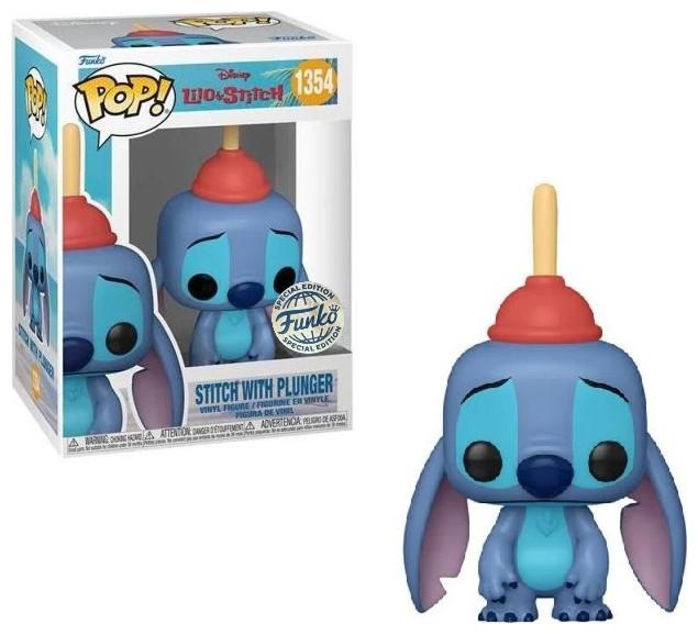 Image du produit Funko POP! Disney Lilo et Stitch - Stitch with Plunger Edition Limitée