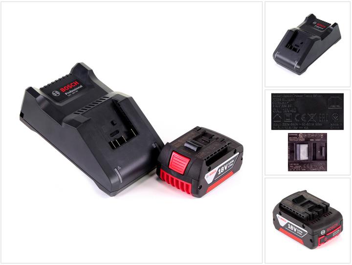 Produktbild Bosch Professional Bosch Starter Set 18V mit 1x GBA Akku 3,0Ah + GAL 18V-40 Ladegerät (18 V)