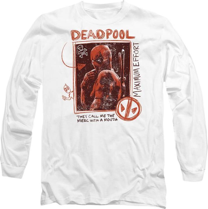 Actual product image Deadpool & Wolverine Unisex Adult Maximum Effort Deadpool T-Shirt (S)