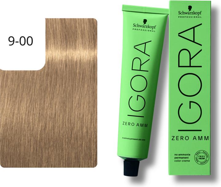 Produktbild Schwarzkopf Igora Zero AMM - 9-00 Extra Hellblond Natur Extra (9-00 Extra Hellblond Natur Extra)
