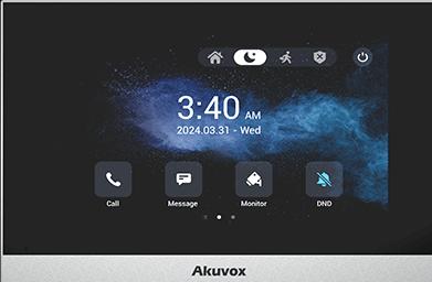 Actual product image Akuvox SIP indoor console with 7" touchscreen, WLAN + Bluetooth (Android version) C316W (Ethernet, Wi-Fi)