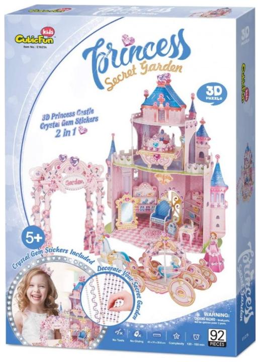 Cubicfun CUBIC FUN 3D Puzzle The Secret Garden of the Princess (92 pieces)