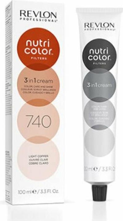 Image du produit Revlon Professional Nutri Color Crème 7 Light Copper (740 Cuivre léger)