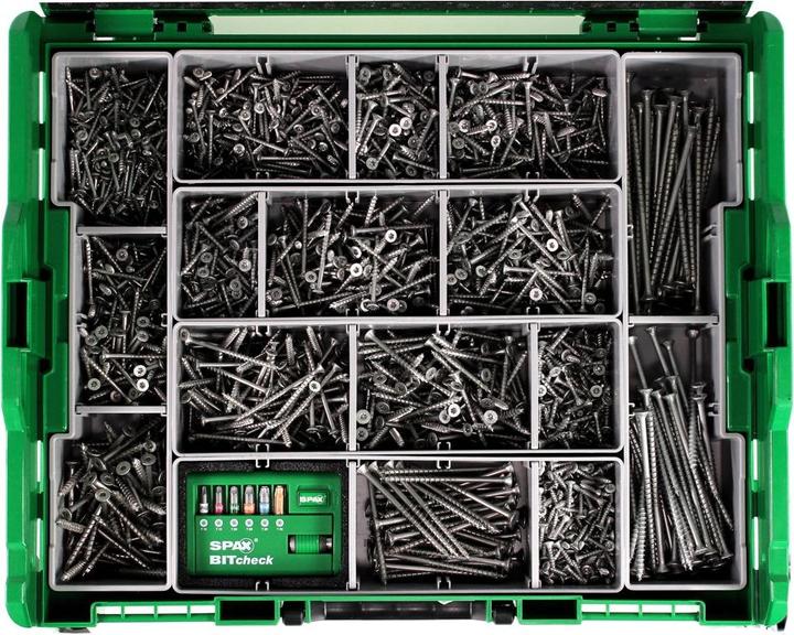 Produktbild Spax Montagekoffer L-BOXX (2445 Schrauben pro Stück)