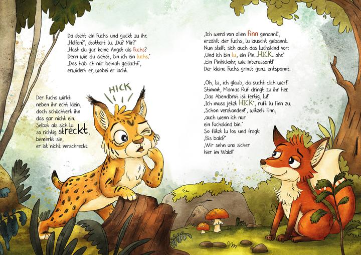 Image du produit Fuchs und Luchs - Freundschaft mit Schluckauf (Allemand, Susanne Weber, Stefanie Reich, 2022)