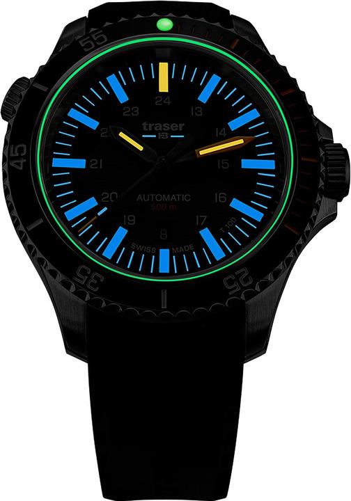 Actual product image Traser H3 110330 P67 Diver Automatic T100 Grey 46mm 50ATM (Sports watch, 46 mm)