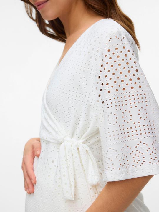 Image du produit Mamalicious Normal geschnitten V-Ausschnitt Top Bluse (XS)