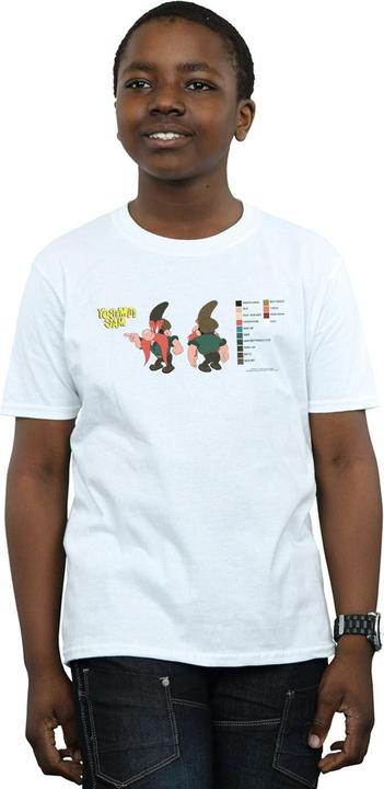 Actual product image Looney Tunes Boys Yosemite Sam Colour Code T-Shirt (128)