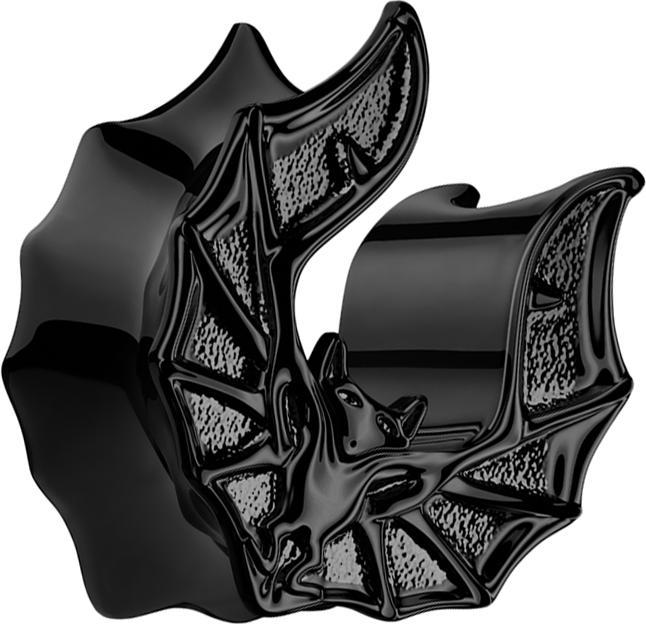 Produktbild Star Piercing Sattel schwarz Fledermaus (ohne Messing, Chirurgenstahl 316L)