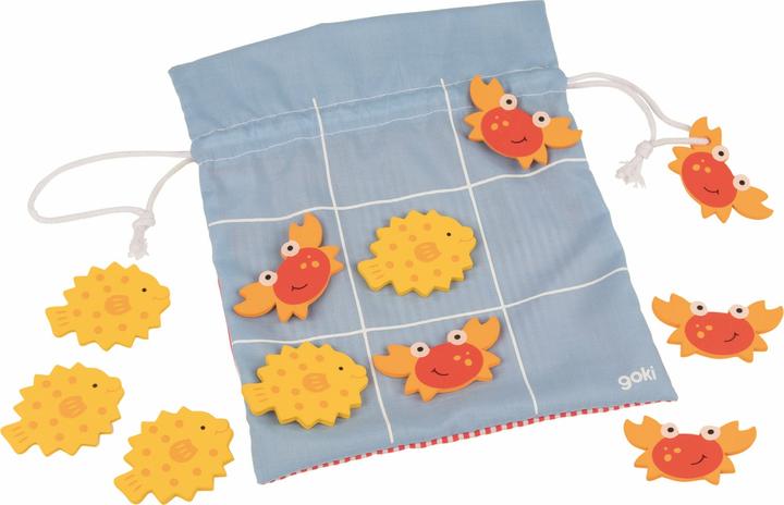 Produktbild Goki Tic Tac Toe (Englisch, Französisch, Deutsch, Italienisch)