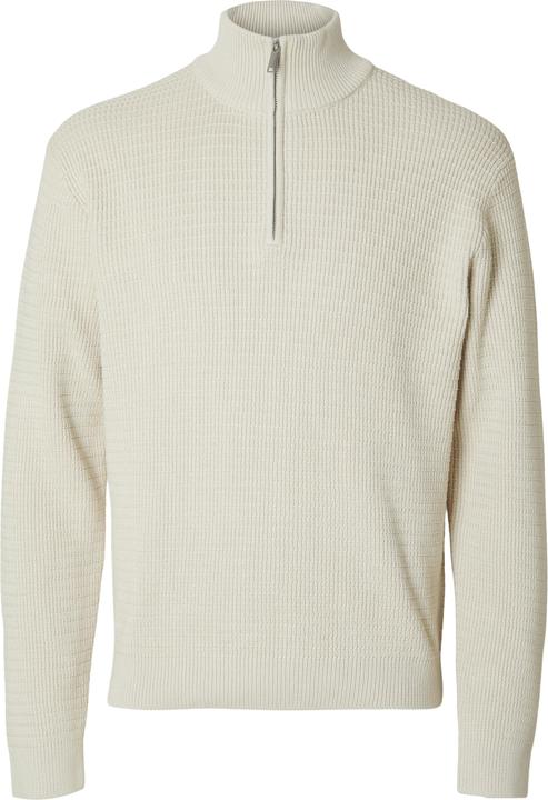 Selected Homme Texturierter Half-zip Pullover