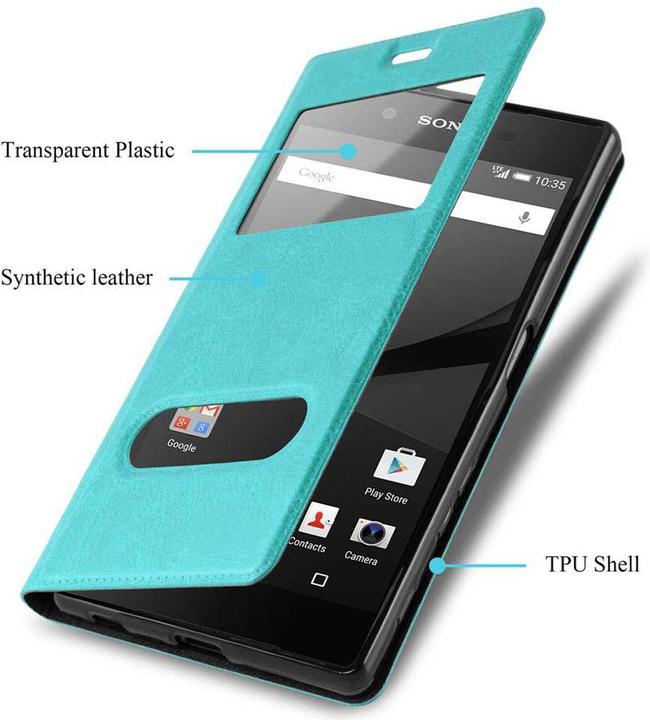 Productafbeelding Cadorabo Boek met Uitzicht Dubbele Raambedekking (Xperia Z5 Premium)