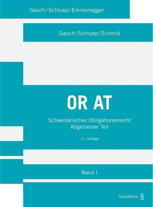 Produktbild Schweizerisches Obligationenrecht Allgemeiner Teil (Deutsch, Jörg Schmid, 2020)