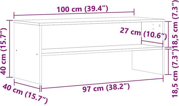 Produktbild VidaXL London (100 x 40 x 40 cm)