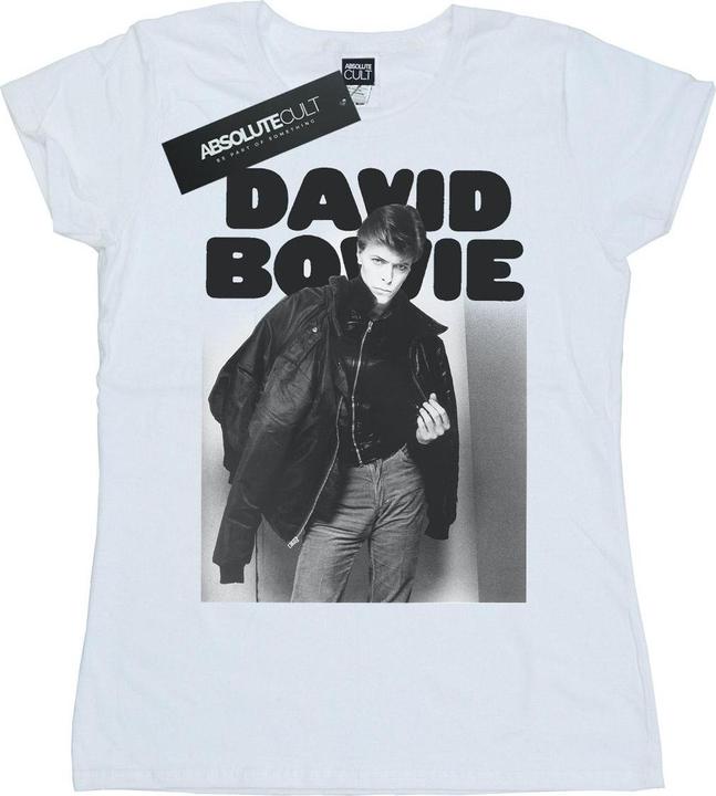 Immagine prodotto David Bowie Jacket Photograph Maglietta Donna (L)