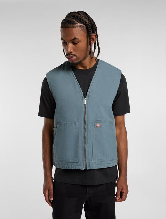 Actual product image Dickies Duck Canvas Summer Vest Stormy Weather (L)