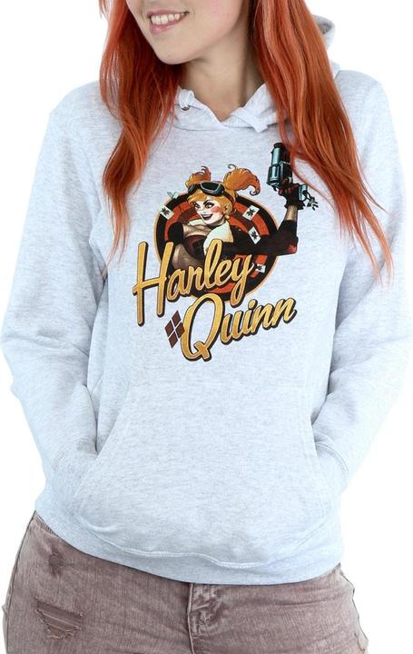 Produktbild Universal Textiles Harley Quinn Abzeichen Hoodie (XL)