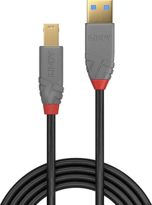 Produktbild Lindy USB/A-USB/B M-M (3 m, USB 3.0)