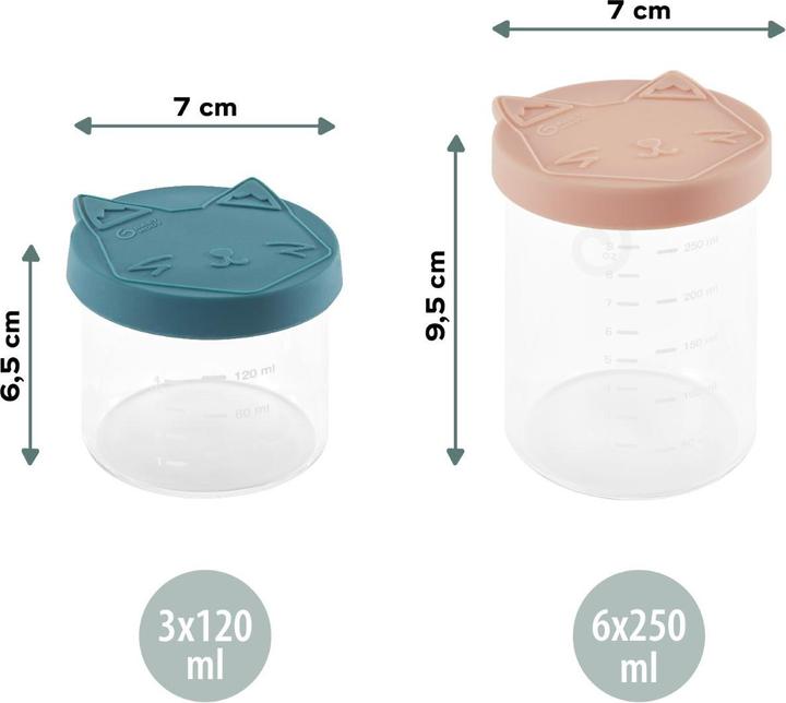 Produktbild Babymoov Isy Bowls Set 6 x 250 ml + 3 x 120 ml