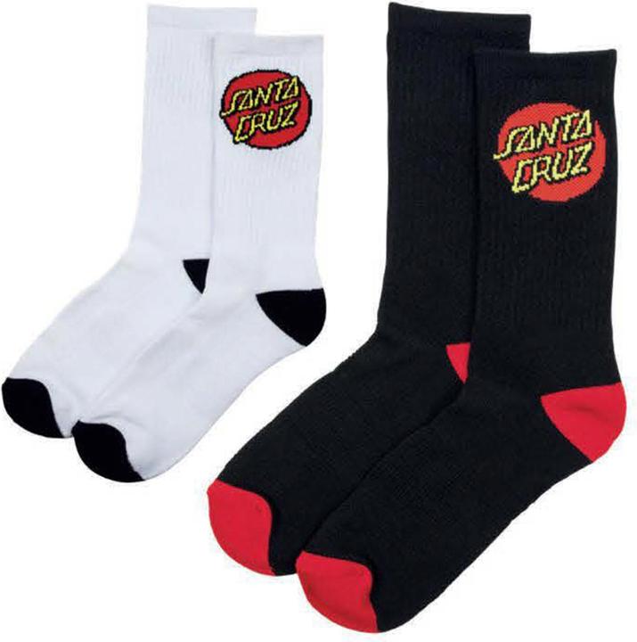 Image du produit Santa Cruz Classic Dot Sock (2 Pack) (lot de 2, Taille unique)
