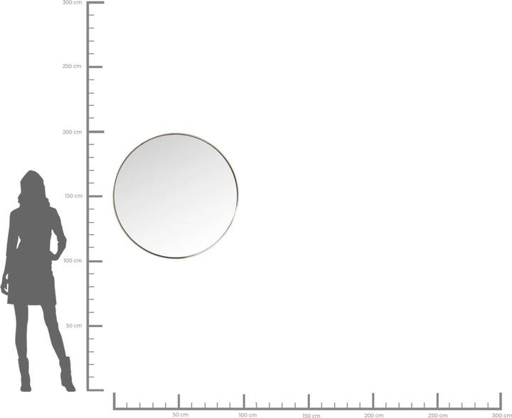 Immagine prodotto Kare Design Specchio curva rotonda in acciaio inox Ø100cm (Ø 100 cm)