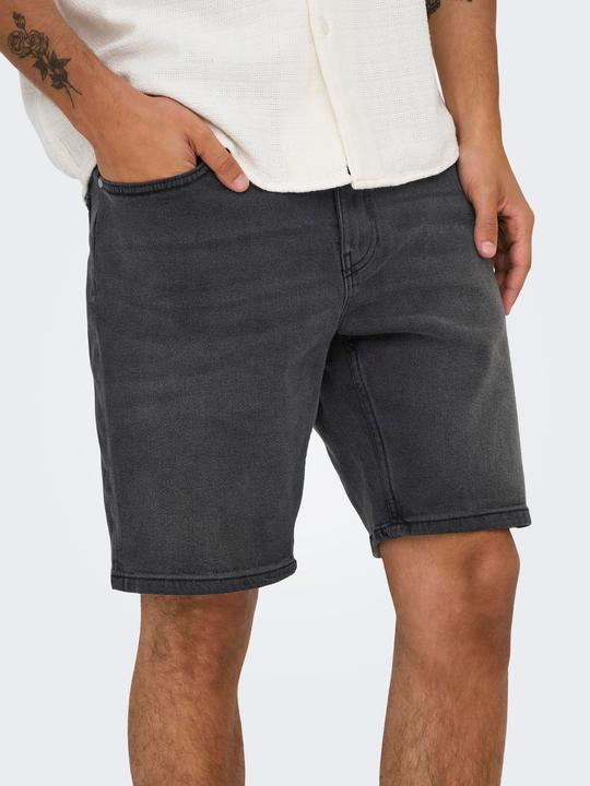 Produktbild Only & Sons ONSWEFT Normal geschnitten Shorts Jeans-Shorts (L)