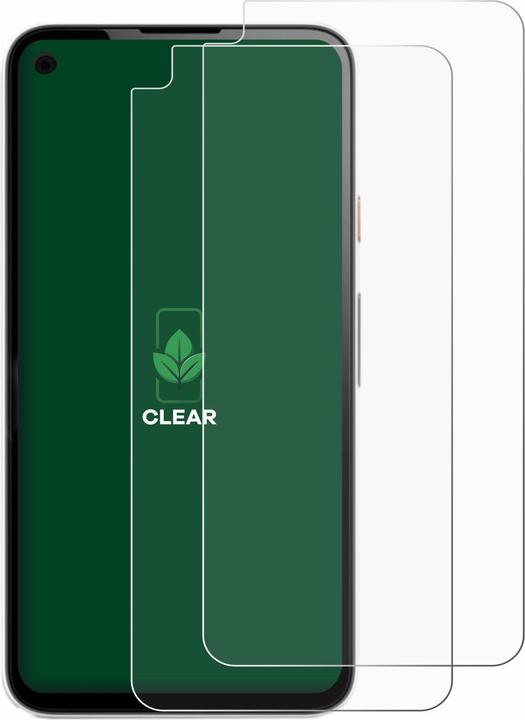 Produktbild ScreenLeaf Schutzfolie nachhaltiger Displayschutz Displayschutzfolie Folie Klar Transparent (2 Stück, Google Pixel 4a)