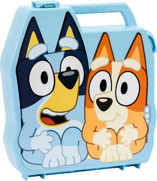 Produktbild Moose Bluey Play & Go Koffer mit 8 Spielfiguren
