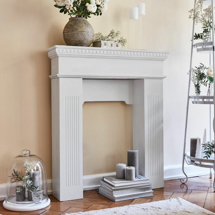 Image du produit Loberon Console de cheminée Leesburg blanc antique