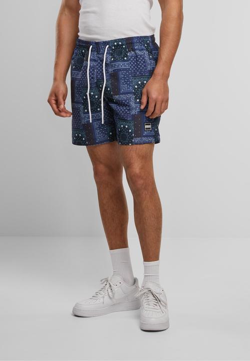 Produktbild Urban Classics Pattern Swim Shorts (XS)