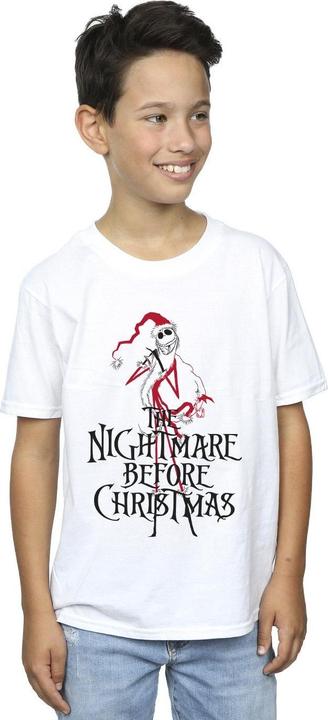 Actual product image Disney Boys The Nightmare Before Christmas Santa T-Shirt (152, 158)