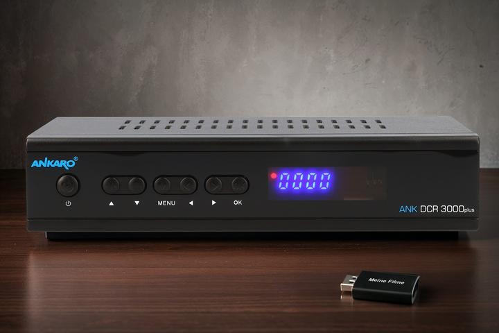 Actual product image Ankaro DVB-C HDTV Receiver DCR 3000plus PVR (DVB-C, CI+ slot)