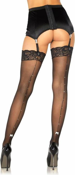 Produktbild Leg Avenue Stockings Rhinestone backseam